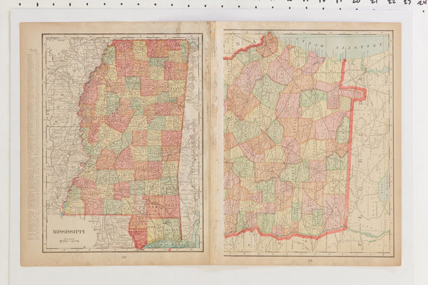 Map of Florida Cram's Unrivaled Atlas of the World 1907 Edition