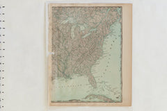 Map of Maine Cram's Unrivaled Atlas of the World 1907 Edition