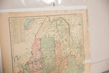 Central portion of the 1907 Maine map, highlighting aged paper and muted tones.