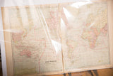 Right side of 1907 World map with Europe, Africa, and Australia in muted pastels.