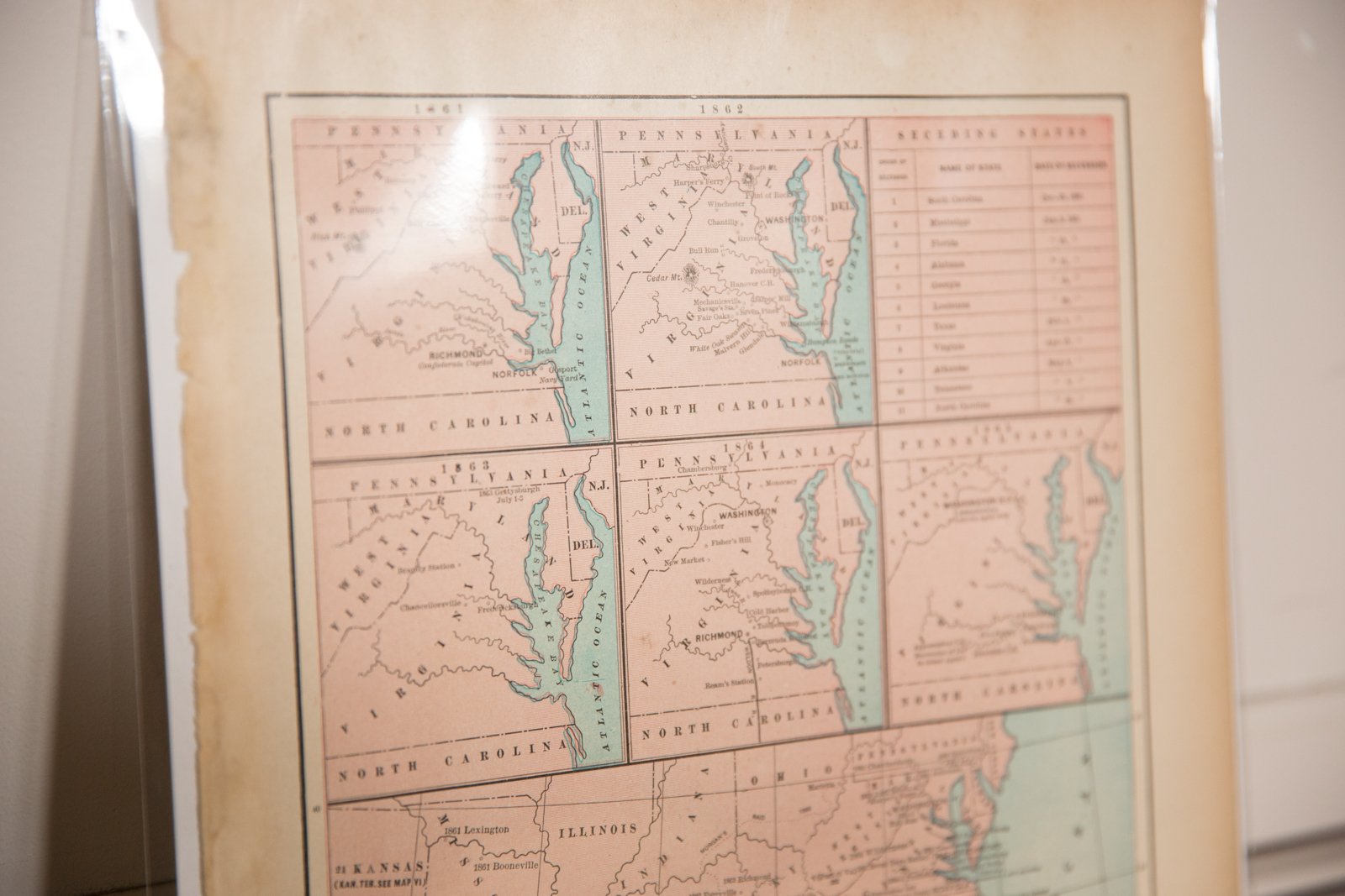 Map of USA Cram's Unrivaled Atlas of the World 1907 Edition