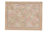 Cram's 1907 World Statistics map with geometric data on aged, light-toned paper.