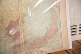 Cram's 1907 map detail showing Japan Sea, Japan, and parts of Korea with muted colors.
