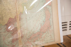 Map of Korea Cram's Unrivaled Atlas of the World 1907 Edition