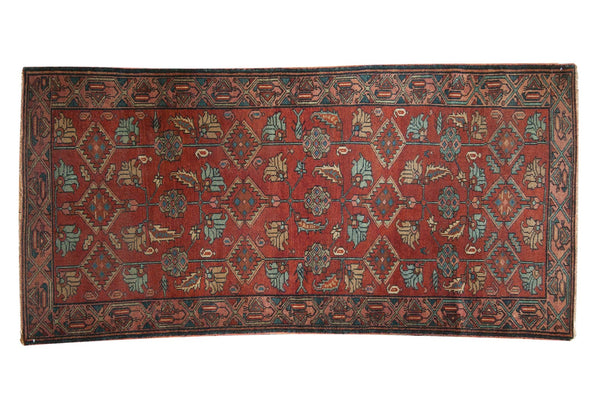 3x6.5 Vintage Hamadan Rug Runner // ONH Item 6339