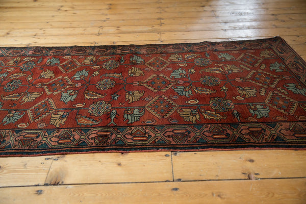 3x6.5 Vintage Hamadan Rug Runner // ONH Item 6339 Image 9