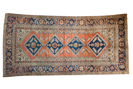 5x10 Vintage Hamadan Rug Runner // ONH Item 6344
