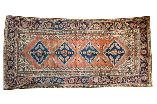 5x10 Vintage Hamadan Rug Runner // ONH Item 6344