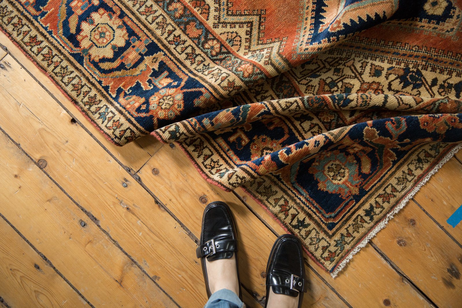 5x10 Vintage Hamadan Rug Runner // ONH Item 6344 Image 1