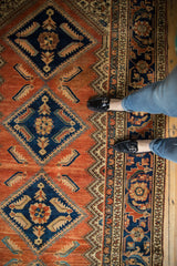 5x10 Vintage Hamadan Rug Runner // ONH Item 6344 Image 2