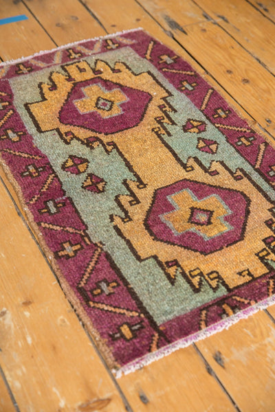 1.5x2.5 Vintage Distressed Oushak Rug Mat // ONH Item 6352 Image 4
