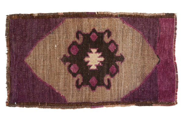 1'6" x 2'7" Vintage Distressed Oushak Rug Mat / Item 6354 image 1