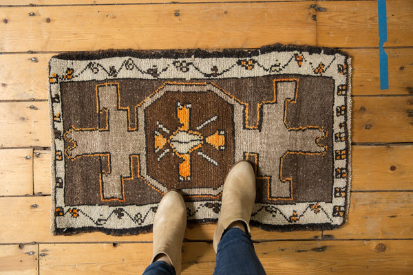 1.5x3 Vintage Oushak Rug Mat // ONH Item 6359 Image 1