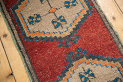 1.5x4 Vintage Distressed Oushak Rug Mat Runner // ONH Item 6371 Image 3