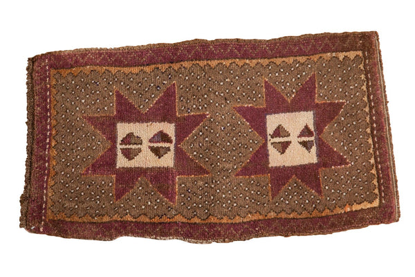 1.5x3.5 Vintage Distressed Oushak Rug Mat Runner // ONH Item 6377