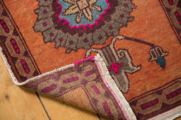  Vintage Distressed Oushak Rug Mat / Item 6378 image 6