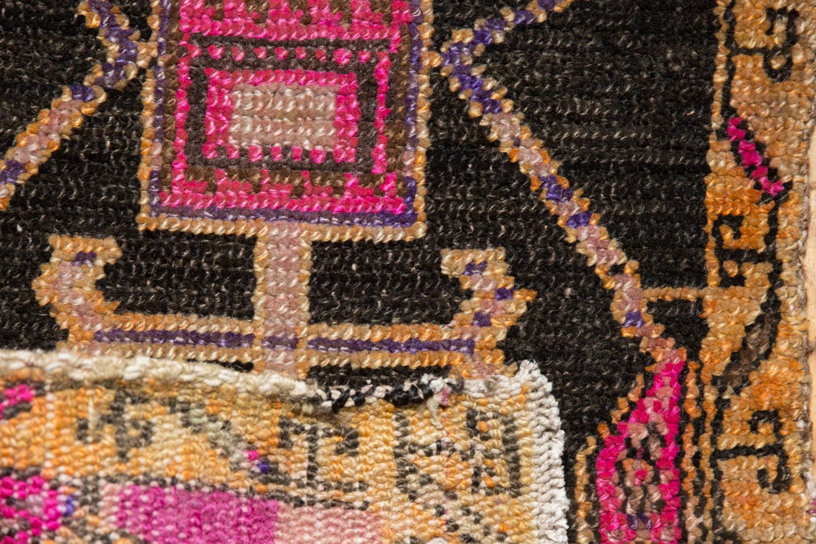 1.5x3 Vintage Distressed Oushak Rug Mat // ONH Item 6383 Image 1