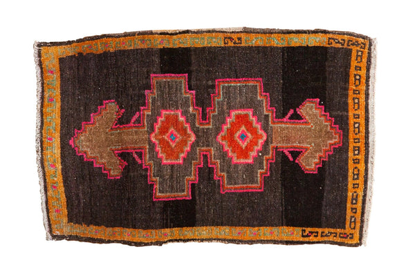 2x3 Vintage Distressed Oushak Rug Mat // ONH Item 6388