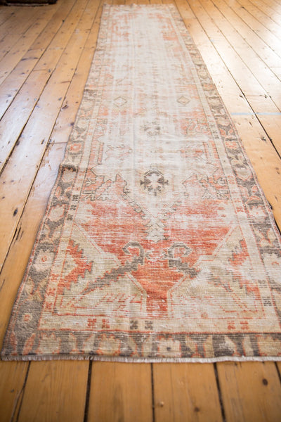 RESERVED 2.5x11.5 Vintage Distressed Oushak Rug Runner // ONH Item 6402 Image 10
