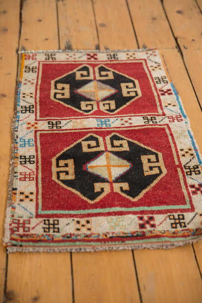 1.5x3 Vintage Oushak Rug Mat // ONH Item 6404 Image 2