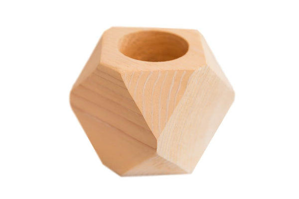 Air Plant Wooden Planter Antiqued White // ONH Item 6412