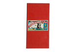 Collector's vintage 1930s Ferdinand the Bull game board, folded red, with colorful Disney label.