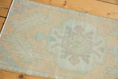 1.5x3 Vintage Distressed Oushak Rug Mat // ONH Item 6448 Image 3