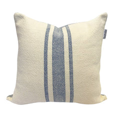 Loomination Woven Pillow Vintage Stripe Royal Blue // ONH Item 6456