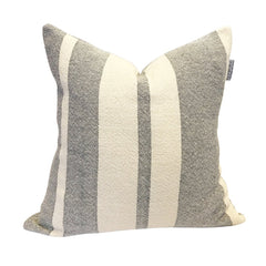 Loomination Woven Pillow Everyday Stripe Gray // ONH Item 6458