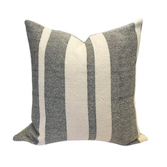 Loomination Woven Pillow Everyday Stripe Black // ONH Item 6459