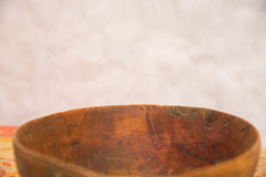 Vintage Wooden African Bowl // ONH Item 6460 Image 2