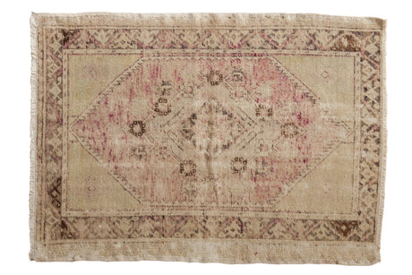 2.5x4 Vintage Distressed Oushak Rug // ONH Item 6474