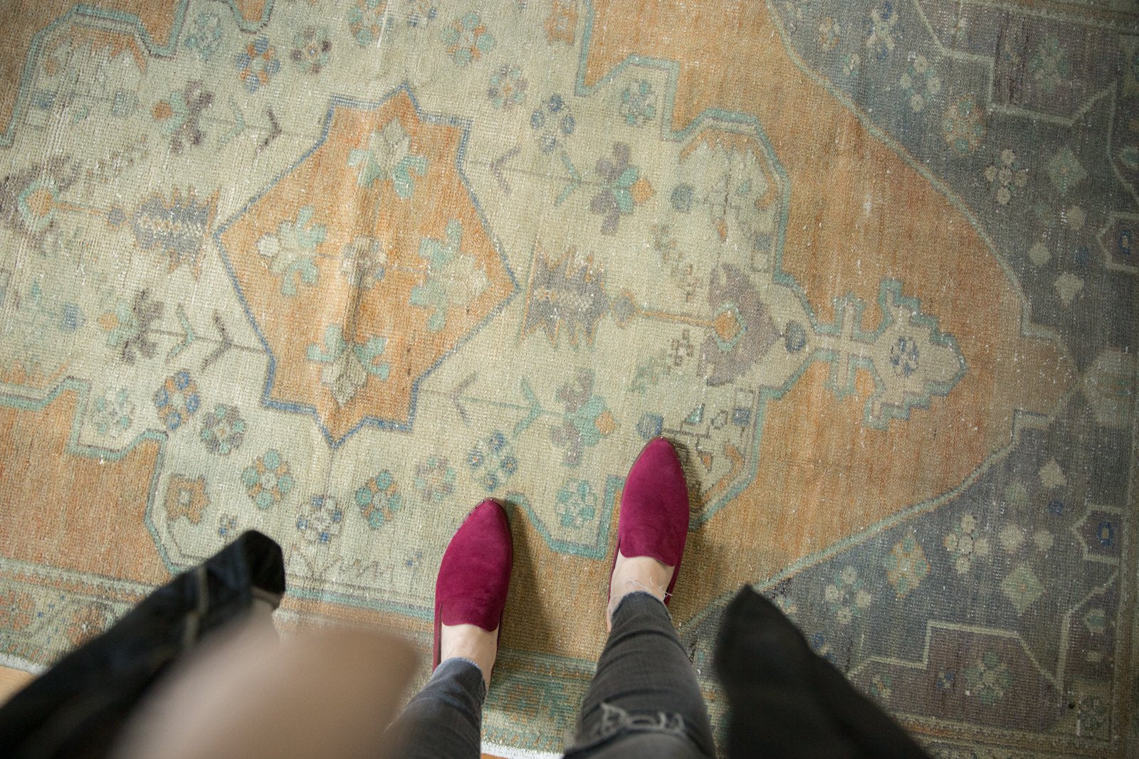 4.5x8 Vintage Distressed Oushak Rug // ONH Item 6479 Image 1