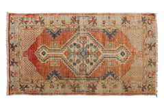 Vintage Distressed Oushak Rug Runner / ONH item 6482