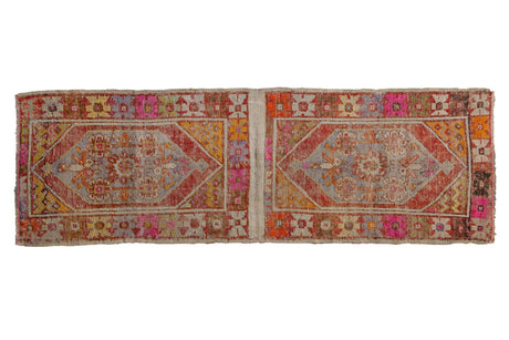 Vintage Distressed Oushak Rug Runner / ONH item 6483