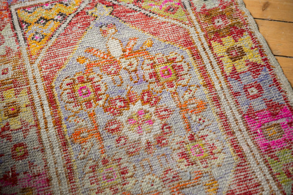 Vintage Distressed Oushak Rug Runner / ONH item 6483 image 9