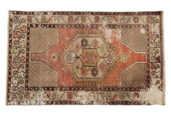 3x5 Vintage Distressed Oushak Rug // ONH Item 6484