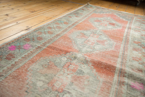 Vintage Distressed Oushak Rug Runner / ONH item 6487 image 3