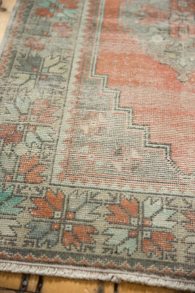 Vintage Distressed Oushak Rug Runner / ONH item 6487 image 5