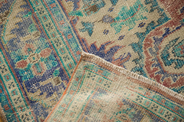  Vintage Distressed Oushak Carpet / Item 6488 image 15