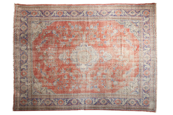 7'8" x 9'11" Vintage Distressed Oushak Carpet / Item 6491 image 1