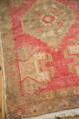 Vintage Distressed Oushak Rug Mat / ONH item 6499 image 3