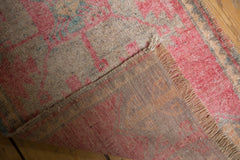 Vintage Distressed Oushak Rug Mat Runner / ONH item 6502 image 5