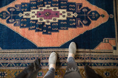  Vintage Oushak Carpet / Item 6504 image 2