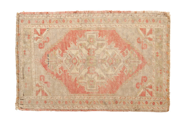 2x3 Vintage Distressed Oushak Rug Mat // ONH Item 6513