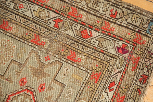 4x5 Antique Caucasian Square Rug // ONH Item 6522 Image 5