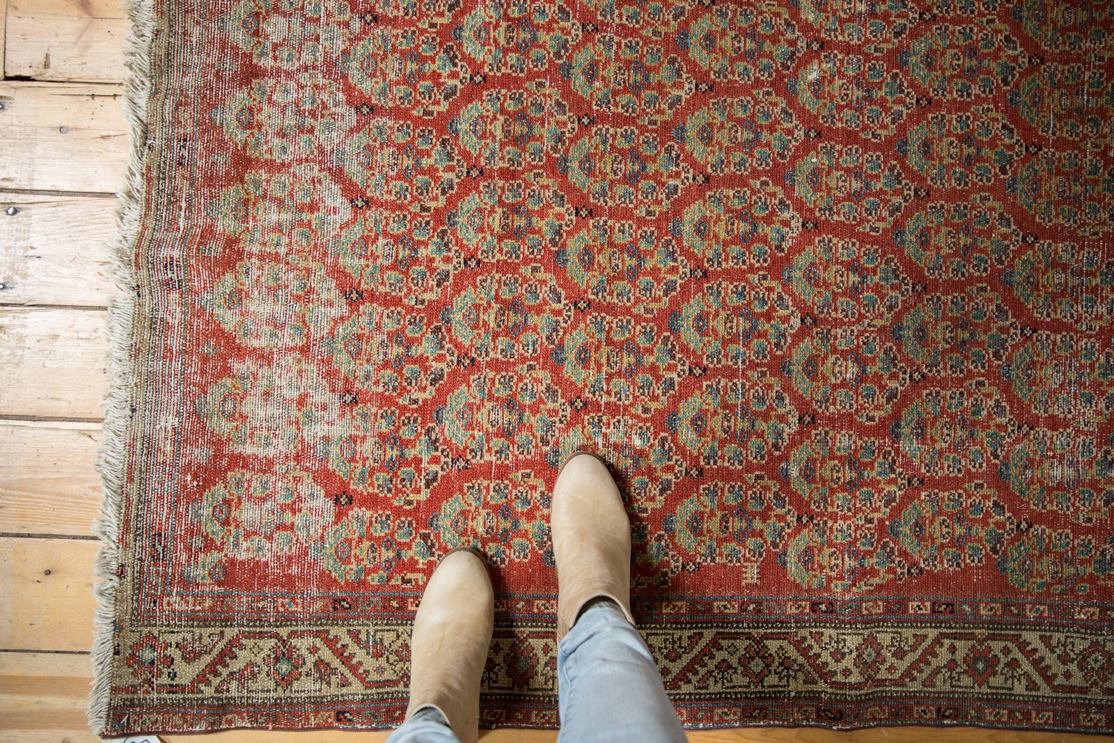 4x5.5 Vintage Hamadan Rug // ONH Item 6523 Image 1