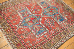 Vintage Caucasian Square Rug / Item 6529 image 9