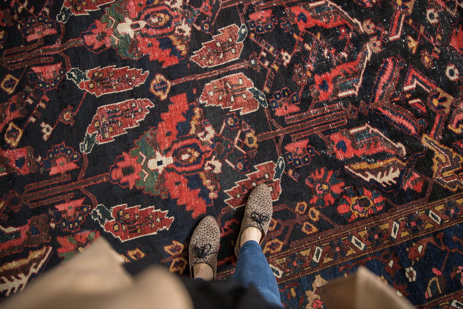  Vintage Baktiari Carpet / Item 6534 image 2