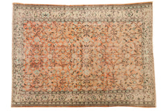 Vintage Distressed Oushak Carpet / ONH item 6551 